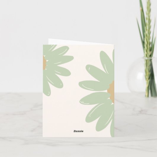 花従業員スタッフハッピーリタイアメントカード 招待状 (裏面)