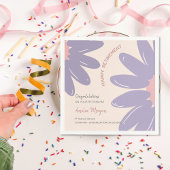 花従業員スタッフハッピーリタイアメントパーティー スタンダードカクテルナプキン