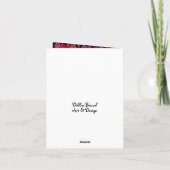 花得デイジーバラお洒落 カード (裏面)