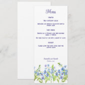 花忘れのメ結婚ニュー 招待状 (正面/裏面)