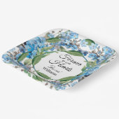 花忘れ葬ではなく青 ペーパープレート (傾斜あり)