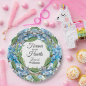 花忘れ葬ではなく青 ペーパープレート (パーティー)