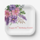 花恋人の誕生日 ペーパープレート (正面)