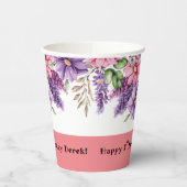 花恋人の誕生日 紙コップ (左)