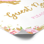 花恐竜の誕生日パーティー T-レックス ゲストブック (角)