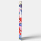 花愛好家パステルかわいらしモノグラムスクリプトピンク Case-Mate iPhoneケース (裏面 / 右)