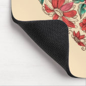 花愛記号のレトロのハート マウスパッド (コーナー)