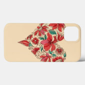 花愛記号のレトロのハート Case-Mate iPhoneケース (裏面 (横))