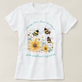 花感動的は親切 Tシャツ