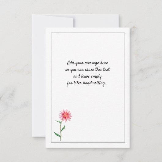 花感謝していを持って行け。 サンキューカード (裏面)