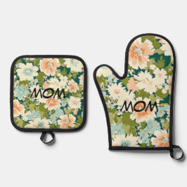 花房キッチンセット 鍋つかみ&鍋敷きセット