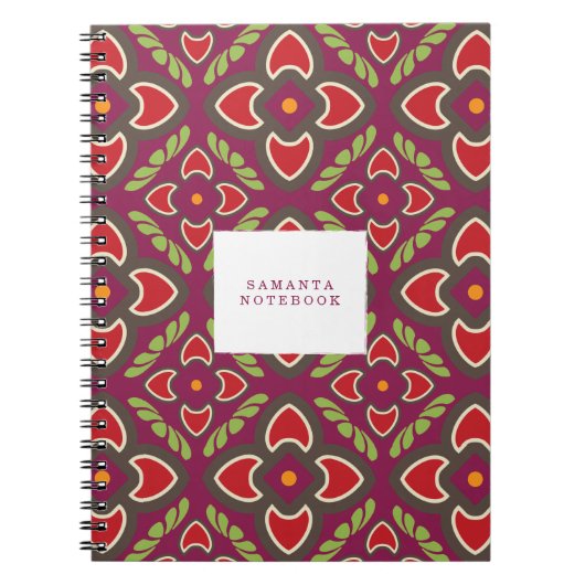 花手帳 ノートブック (正面)