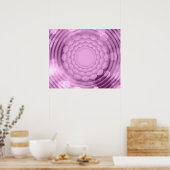 花抽象芸術ポスター ポスター (キッチン)