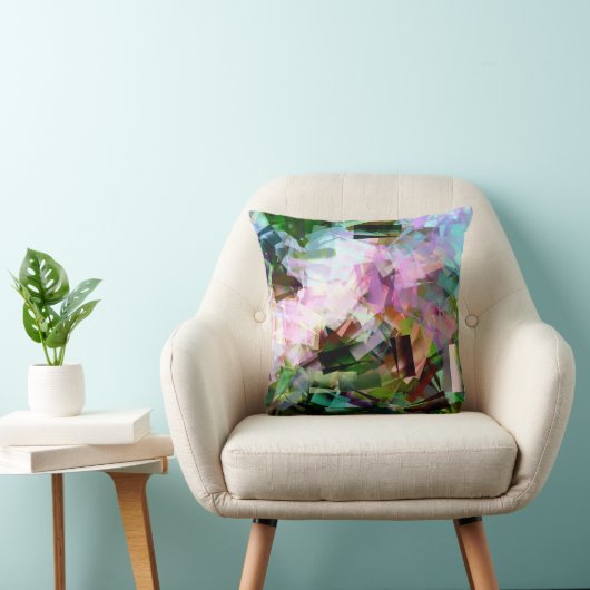 花抽象芸術 クッション (椅子)