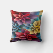 花抽象芸術 クッション (裏面)