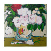 花抽象芸術 タイル (正面)