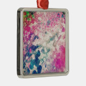 花抽象芸術 メタルオーナメント (右)