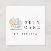 花描バララインアートスキンケアClean Basic スクエア名刺 (正面)