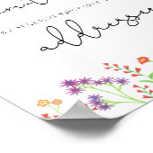 花救済をお母さんの住所へ封筒 ポスター (角)