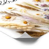 花救済嫁が忙し封筒に着く ポスター (角)