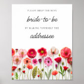 花救済嫁が忙し封筒に着く ポスター (正面)