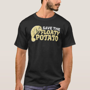 花救芋マナティー可愛い動物 Tシャツ