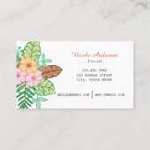 花文名刺 名刺 (裏面)