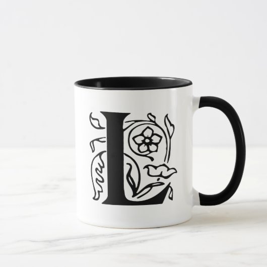 花文字L マグカップ (右)