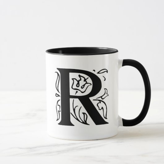 花文字R マグカップ (右)