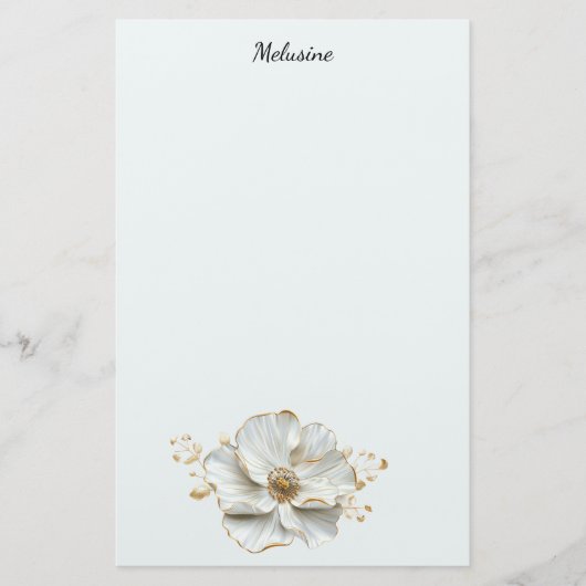 花文房具 便箋 (正面)