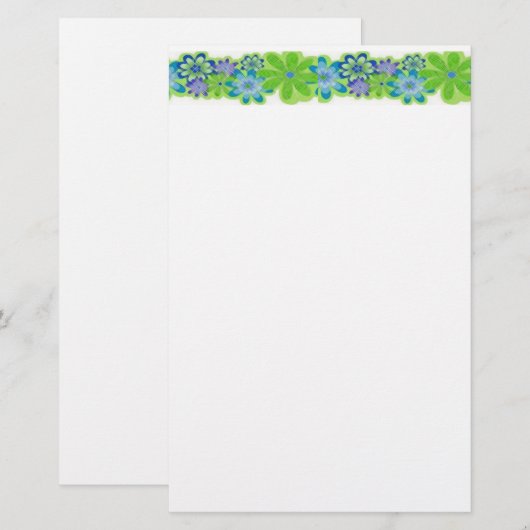 花文房具 便箋 (正面/裏面)