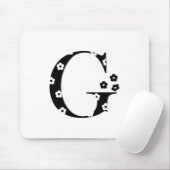花文文字G マウスパッド (マウス)