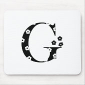 花文文字G マウスパッド (正面)