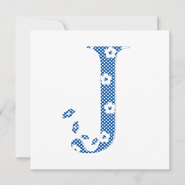 花文文字J （青） (正面)