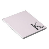 花文文字K ノートパッド (アングル)