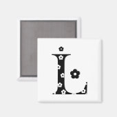 花文文字L マグネット (正面/裏面)