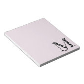 花文文字M ノートパッド (アングル)