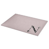 花文文字N カッティングボード (角)