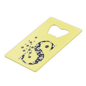 花文文字S クレジットカード栓抜き (正面アングル)