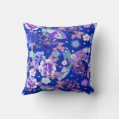 花日本のと扇子 クッション (裏面)