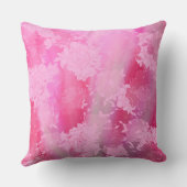 花日本ののピンク クッション (裏面)