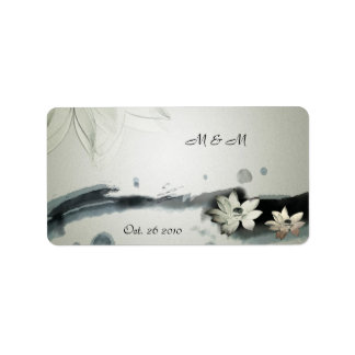 花日本のの結婚ラベル ラベル