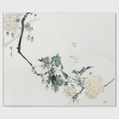 花日本の包み紙 ラッピングペーパー (フラット)