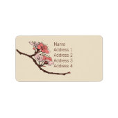 花日本の咲 ラベル (正面)