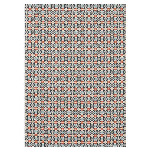 花日本の柄 テーブルクロス (正面)