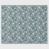 花日本の柄 ラッピングペーパー (フラット)