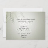 花日本の結婚式招待状 招待状 (裏面)