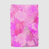 花日本の色 ゴルフタオル (正面)