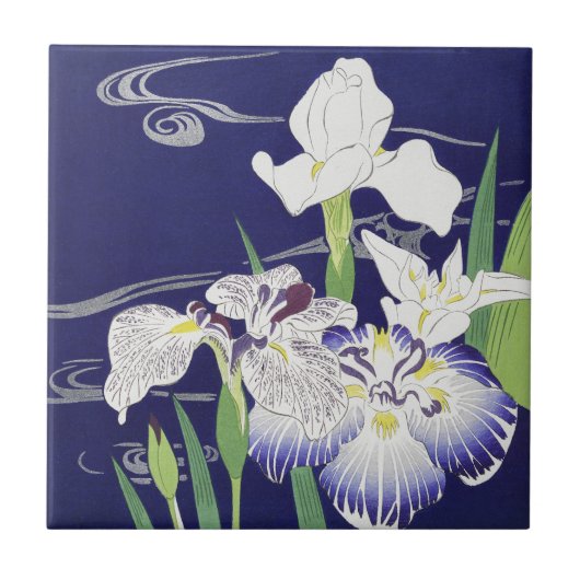 花日本の芸 タイル (正面)