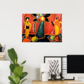 花日本の ポスター (ホームオフィス)